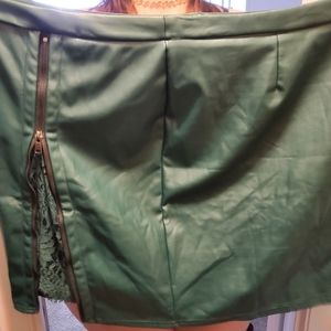 Dresslily green skirt!